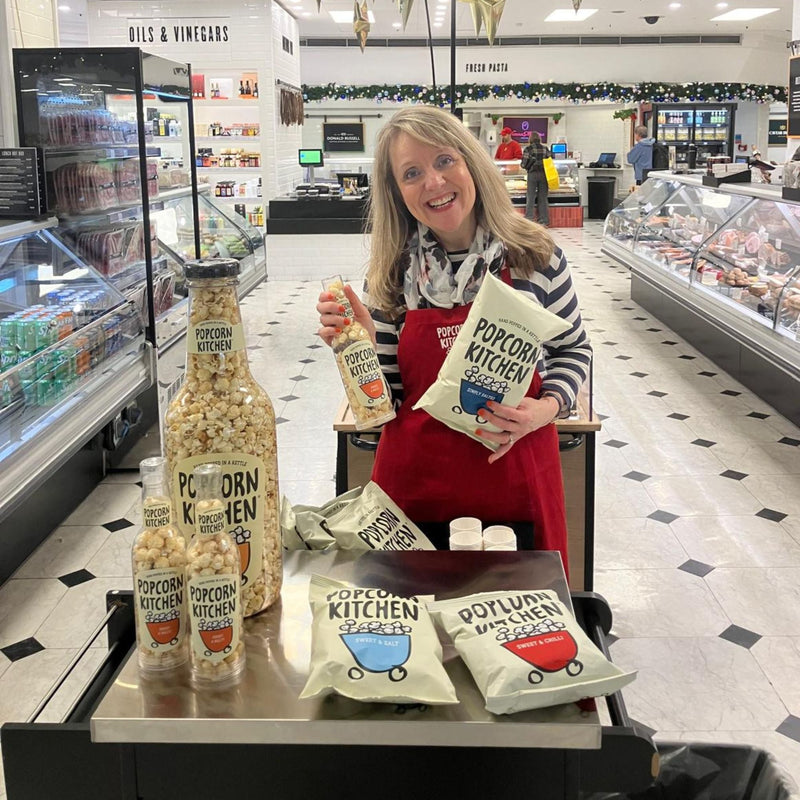 Popcorn tasting at Selfridges