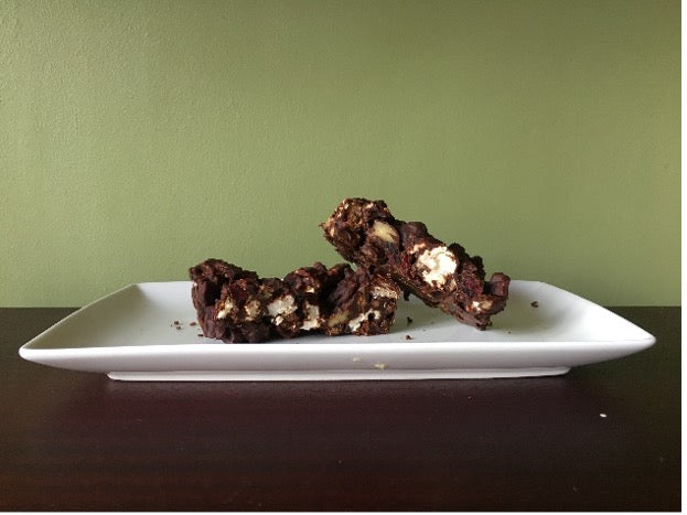 Vegan Rocky Road with Simply Sweet popcorn