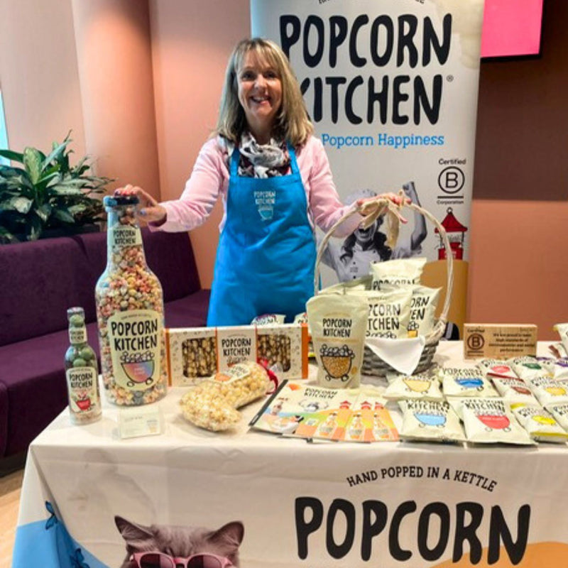 😊🍿 Spreading Gourmet Popcorn Joy at Ocado's 'Meet The Buyer' Event with Buy Women Built!