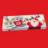 Christmas Treat Popcorn Selection Box on a Red background