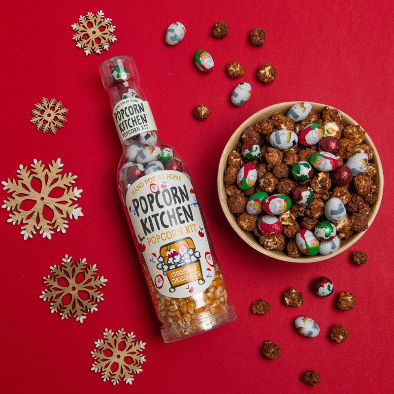 Christmas Chocolate Pop At Home Popcorn Kit, 440g