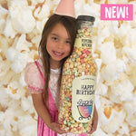 Happy Birthday - Sweet & Salt Rainbow Popcorn Giant Money Bottle, 550g