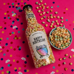 Happy Birthday - Sweet & Salt Rainbow Popcorn Giant Money Bottle, 550g