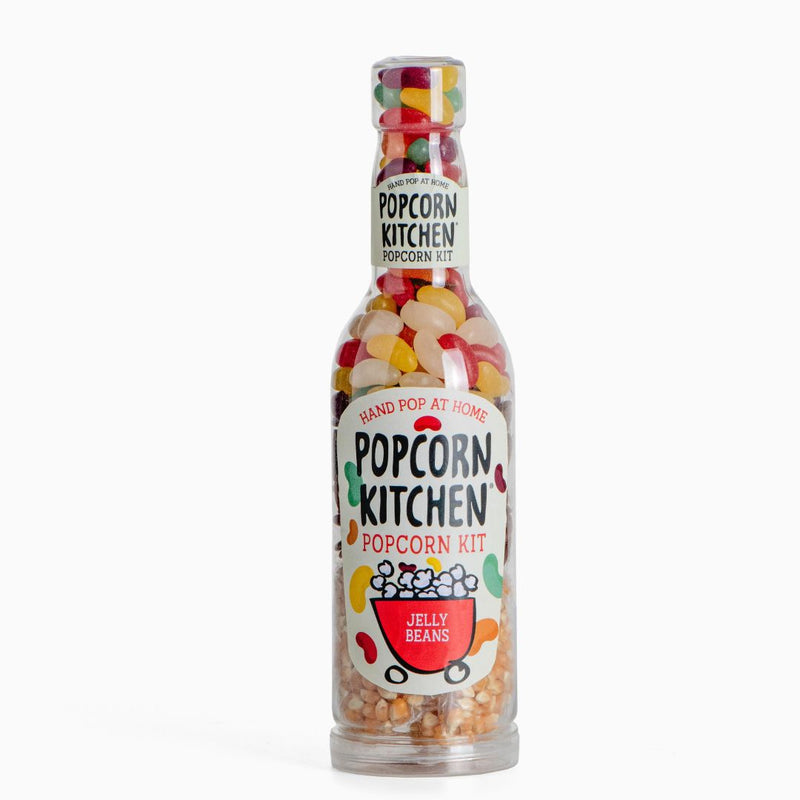 Jellybeans popcorn kit bottle on a white background