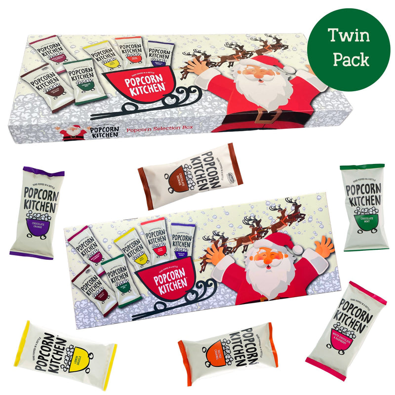 Christmas Popcorn Treat Selection Box, 180g