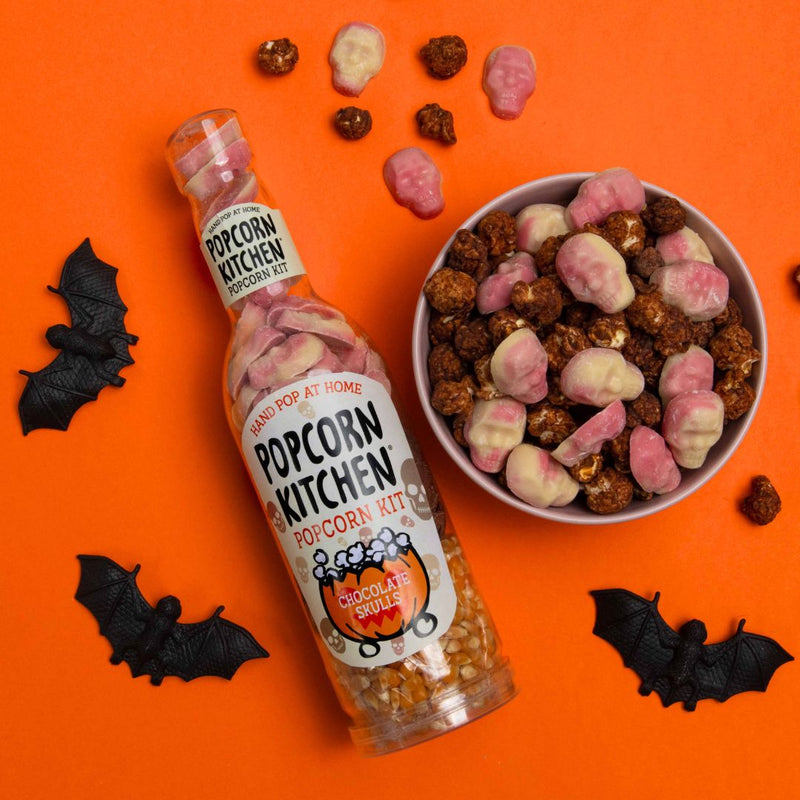 Halloween Skulls Pop At Home Popcorn Kit, 440g