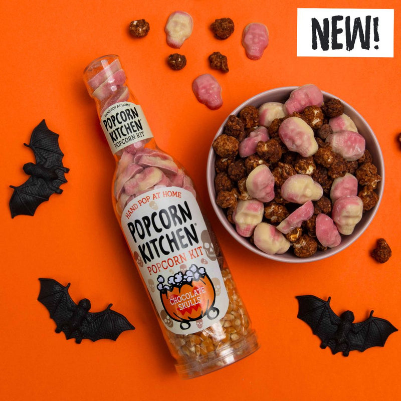 Halloween Skulls Pop At Home Popcorn Kit, 440g