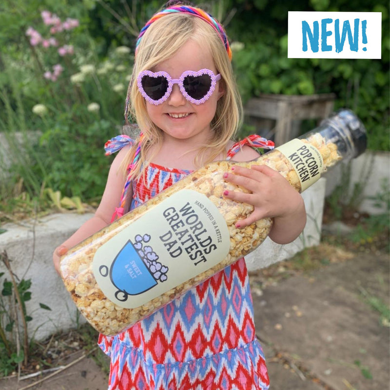 World's Greatest Dad - Sweet & Salt Popcorn Giant Money Bottle, 550g